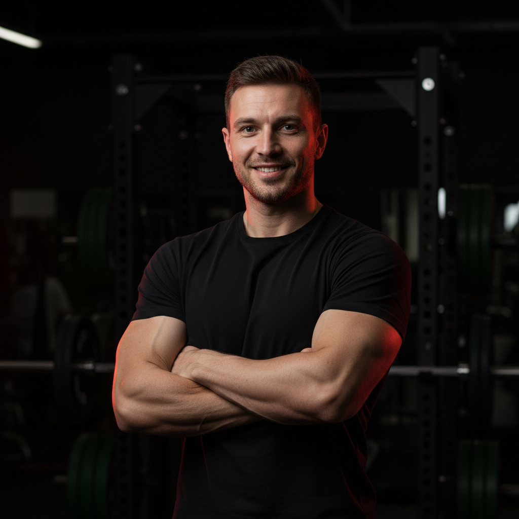 Male gym member